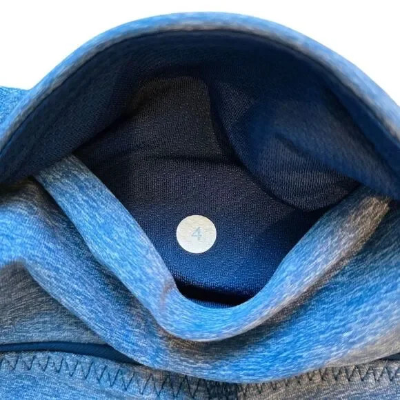 Lululemon Training Tough Crop 17" - Heathered Blue - Picture 9 of 12